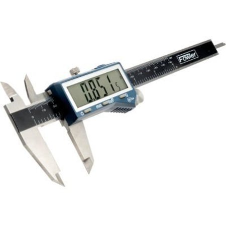 FOWLER Xtra-Value Plus 0-6"/150MM Fractional XL Display Stainless Digital Caliper 54-103-006-0